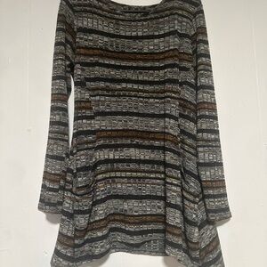 Striped Long Sleeve Tunic